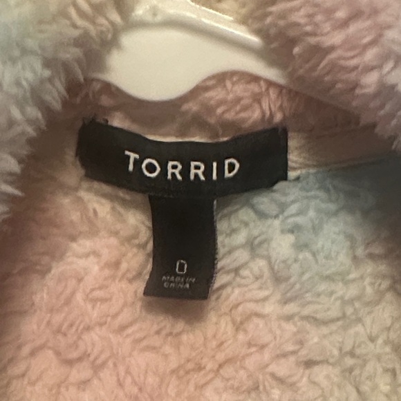 Torrid Multicolor Teddy Jacket - Picture 2 of 9
